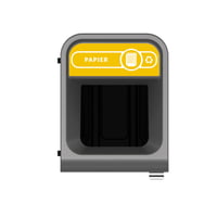 Configure Recyclingstation Papier BE NL 57 ltr, Rubbermaid