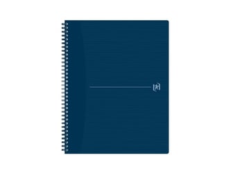 Origins Spiraalblok, A4+ Gelijnd, 70 vel, 90g, Soepele kartonnen kaft, Blauw