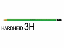 Potlood Bic Criterium 550 zeshoekig 3H