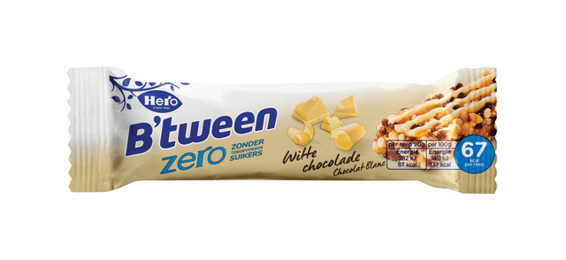 Tussendoortje Hero B'tween witte chocolade zero 6pack r ... | JIP SNEL