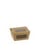 FSC® kraft/PLA coated lunchbox+venster 110x90x63mm