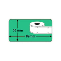Dymo Compatible Labels 89x36mm 260st/rol Groen