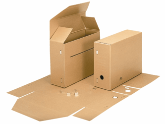 Esselte Gemeente archiefdoos zuurvrij 360 x 260 x 110 mm, bruin (doos 50 stuks) artikel afbeelding