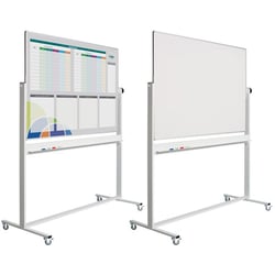Individueel bedrukt kantelbord, mobiel aan één zijde bedrukt