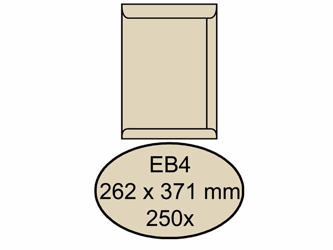 ENVELOP QUANTORE AKTE EB4 262X371 120GR CREMEKRAFT artikel afbeelding