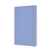 Notitieboek Moleskine large 130x210mm lijn soft cover hydrangea blue