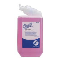 Scott® ESSENTIAL™ schuimzeep inhoud 1 l, VE = 6 stuks roze handreiniger geparfumeerd