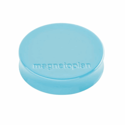 Ergonomische magneet, Ø 30 mm, VE = 60 stuks, babyblauw