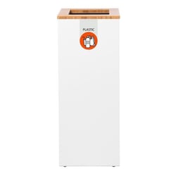 Verzamelaar voor kringloopmateriaal Lune Paxa 65 l wit/oranje
