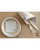 Servet gerecycled/ongebleekt 20x20cm ¼ vouw double point