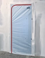 KIP Stofdeur PP-Vlies Met Rits 120x250 cm (voor kozijn 2315mm)