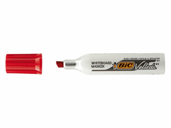 VILTSTIFT BIC 1781 WHITEBOARD SCHUIN 3.2-5.5MM ROOD artikel afbeelding