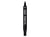 Pentel N50 Permanente Marker, Ronde Punt, 1,5 - 3 mm, Zwart (pak 12 stuks)