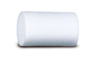 Radiatorrol, 5 cm, schuim super fijn, recht
