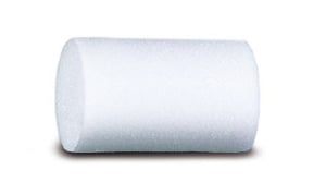 Radiatorrol, 5 cm, schuim super fijn, recht