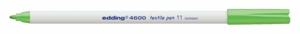 VILTSTIFT EDDING 4600 TEXTIEL ROND 1MM LICHTGROEN artikel afbeelding
