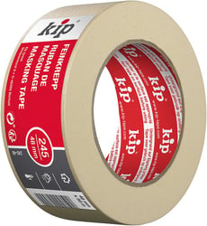 Kip 245 Masking tape premium plus - beige. Breedte 48mm x lengte 50m artikel afbeelding