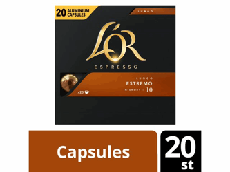 L'OR Espresso Lungo Estremo, Koffiecapsules (pak 20 stuks) artikel afbeelding