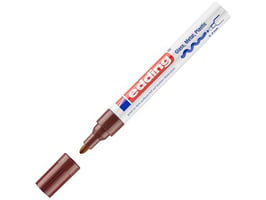 Edding 750 merkstift permanente inkt middelgrote ronde punt 2 - 4 mm lijndikte bruin (pak 10 stuks)