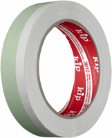 3810 Kip Duoband - groen/wit. Breedte 25mm x lengte 25m