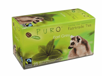 PURO Thee earl grey, 2 gr, 6 x 25 envelop (doos 6 x 25 stuks) artikel afbeelding