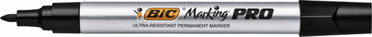 VILTSTIFT BIC PRO 1.1MM ROND PERMANENT ZWART artikel afbeelding