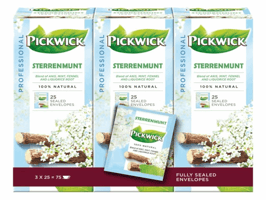Thee Pickwick sterrenmunt 25x2gr met envelop