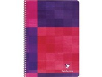 Clairefontaine Spiraalblok A4, Gelinieerd, Assorti (pak 10 blokken)