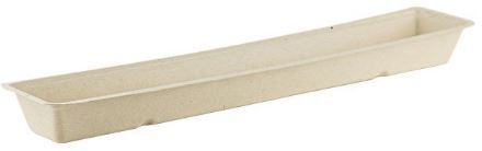Suikerriet snackbakje A16 XXL bruin 38 x 7 x 3,2 cm