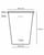 Bamboe karton/PLA milkshakebeker 12oz/360ml SUP