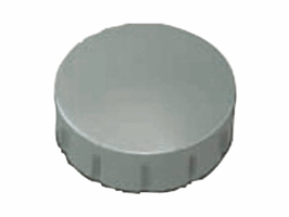 Magneet MAUL Solid 15mm 150gr grijs 10 stuks