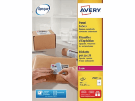 Etiket Avery L7165-100 99.1x67.7mm dekkend wit 800stuks