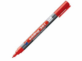 Edding Whiteboard marker 361 1 mm, rood (pak 10 stuks)