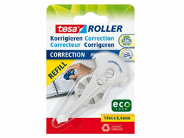 Navulling corretieroller tesa® ecoLogo® 14mx8,4mm op blister