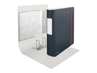 Leitz Cosy Active Ordner A4, 80 mm, Fluweel grijs artikel afbeelding