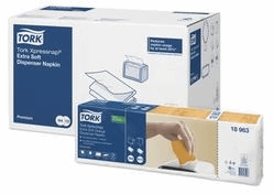 Tork Xpressnap® dispenserservet 21,3x16,5cm 2-laags 1/2-vouw oranje 5x200x8