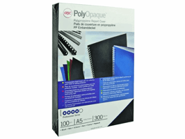 Voorblad GBC A4 Polycover 300micron donkerblauw 100 stuks
