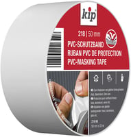 Kip 218 PVC-Masking Tape Geribbeld - wit, breedte 50 mm x lengte 33 m artikel afbeelding