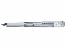 Gelschrijver Pentel K230M medium metallic zilver