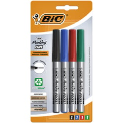 Viltstift Bic Ecolutions rond 1.1mm blister à 4 kleuren artikel afbeelding