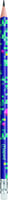 Potlood Maped Pixel Party met gum set à 12 stuks