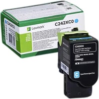 Tonercartridge Lexmark C242XC0 blauw artikel afbeelding