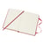 Notitieboek Moleskine pocket 90x140mm lijn hard cover rood