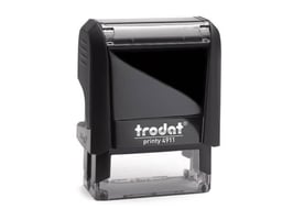 trodat Printy 4911 Zelfinktend Stempel, Voor eigen tekst, 3 a 4 regels