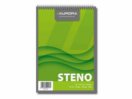 AURORA Spiraal stenoblok A5 72 vel) (blok 72 vel)