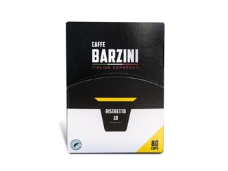 BARZINI Nespresso® Capsules RISTRETTO (pak 6 x 80 stuks) artikel afbeelding