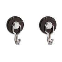 Magneet Maul met haak 37x60mm zwart/set2