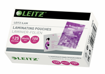 LAMINEERHOES LEITZ 54X86MM 2X125MICRON EVA artikel afbeelding