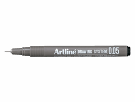 Fineliner Artline technisch 0.05mm zwart