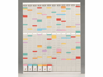 Nobo Planbord T-Kaart week 8 kolommen, 960 x 7720 mm artikel afbeelding